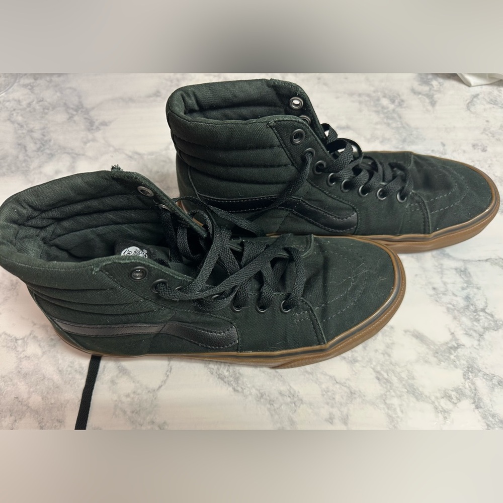 Vans Black High-Top Sneakers with Padded Collar